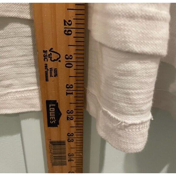 Akoo Polo Shirt Men's 2XL White Fox Logo Shirt Sleeve Epaulettes Y2K - Picture 9 of 12